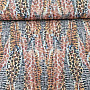 Cheetah feathers decorative fabric