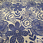 Decorative fabric PIPO BLUE FLOWER