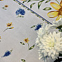 SPRING FLOWERS tablecloth and circle