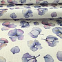 Decorative fabric Purple flowers