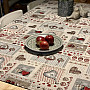 Tapestry tablecloth and scarf SRDCE NATUR II