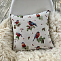 Tapestry cushion cover WINTER BIRD