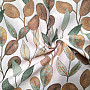 Decorative fabric HOJAS LEAVES GREEN