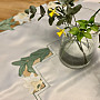 Daffodils embroidered tablecloth