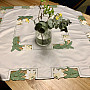 Daffodils embroidered tablecloth