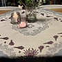 Tapestry tablecloth and shawl LAVENDER LACE