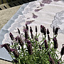 Tapestry tablecloth and shawl LAVENDER LACE