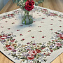 Tapestry tablecloth and scarf BORDER BOUQUET