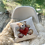 Tapestry cushion cover TEDDY BEAR