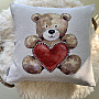 Tapestry cushion cover TEDDY BEAR