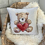 Tapestry cushion cover TEDDY BEAR