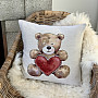 Tapestry cushion cover TEDDY BEAR