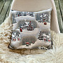 Christmas tapestry cover CHRISTMAS LANDSCAPE II