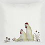 Embroidered Easter cover HENS check