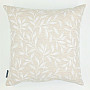 Decorative cushion cover LEAFS beige - double-sided