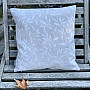 Decorative cushion cover LEAFS beige - double-sided