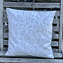 Decorative cushion cover LEAFS beige - double-sided