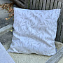 Decorative cushion cover LEAFS beige - double-sided