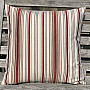 Tapestry cushion cover LOTUS GREEN STRIPE