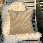 Decorative cushion cover DARVEN DARK BEIGE