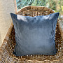 Decorative cushion cover DARVEN GRAY BLUE