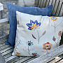 Decorative cushion cover DARVEN GRAY BLUE