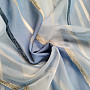 Voile curtain BLUE WHITE STRIPES