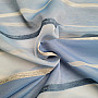 Voile curtain BLUE WHITE STRIPES