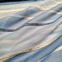 Voile curtain BLUE WHITE STRIPES