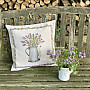 Tapestry cushion cover LAVENDER IN A POT