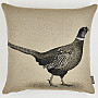 Gobelin cushion cover PHEASANT gray