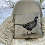 Gobelin cushion cover PHEASANT gray