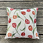 Tapestry cushion cover TULIPS III large pattern