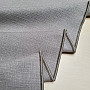 One-color designer decorative fabric GERSTER 7650 GRAY 870