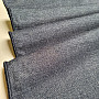 One-color designer decorative fabric GERSTER 7650 ANTHRACITE 810