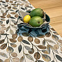 Tablecloth and scarf HOJAS GRAY LEAVES