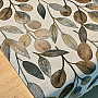 Tablecloth and scarf HOJAS GRAY LEAVES