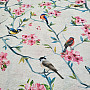 Decorative fabric BIRDS IN BRANCHES