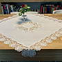 WHITE ROSE LACE tablecloth