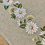 EMBROIDERED DAISIES tablecloth