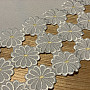 Table cloth embroidered DAISY