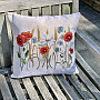 Tapestry cushion cover FIELD FLOWERS