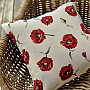 Tapestry pillow cover WALNUT POPPY