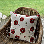 Tapestry pillow cover WALNUT POPPY