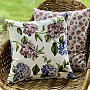 Decorative cushion cover HYDRANGEA BLUE