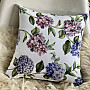 Decorative cushion cover HYDRANGEA BLUE