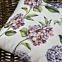 Decorative cushion cover HYDRANGEA BLUE