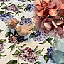 Table cloth and scarf HYDRANGEA BLUE