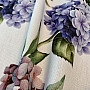 Table cloth and scarf HYDRANGEA BLUE