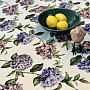 Table cloth and scarf HYDRANGEA BLUE